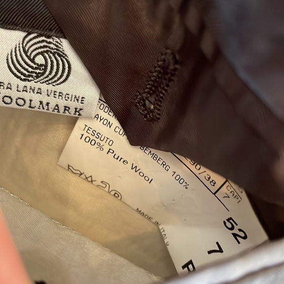 Canali mens 42R Dark Gray Solid 100% Wool 2-button Suit Jacket Sport Coat - Picture 7 of 7